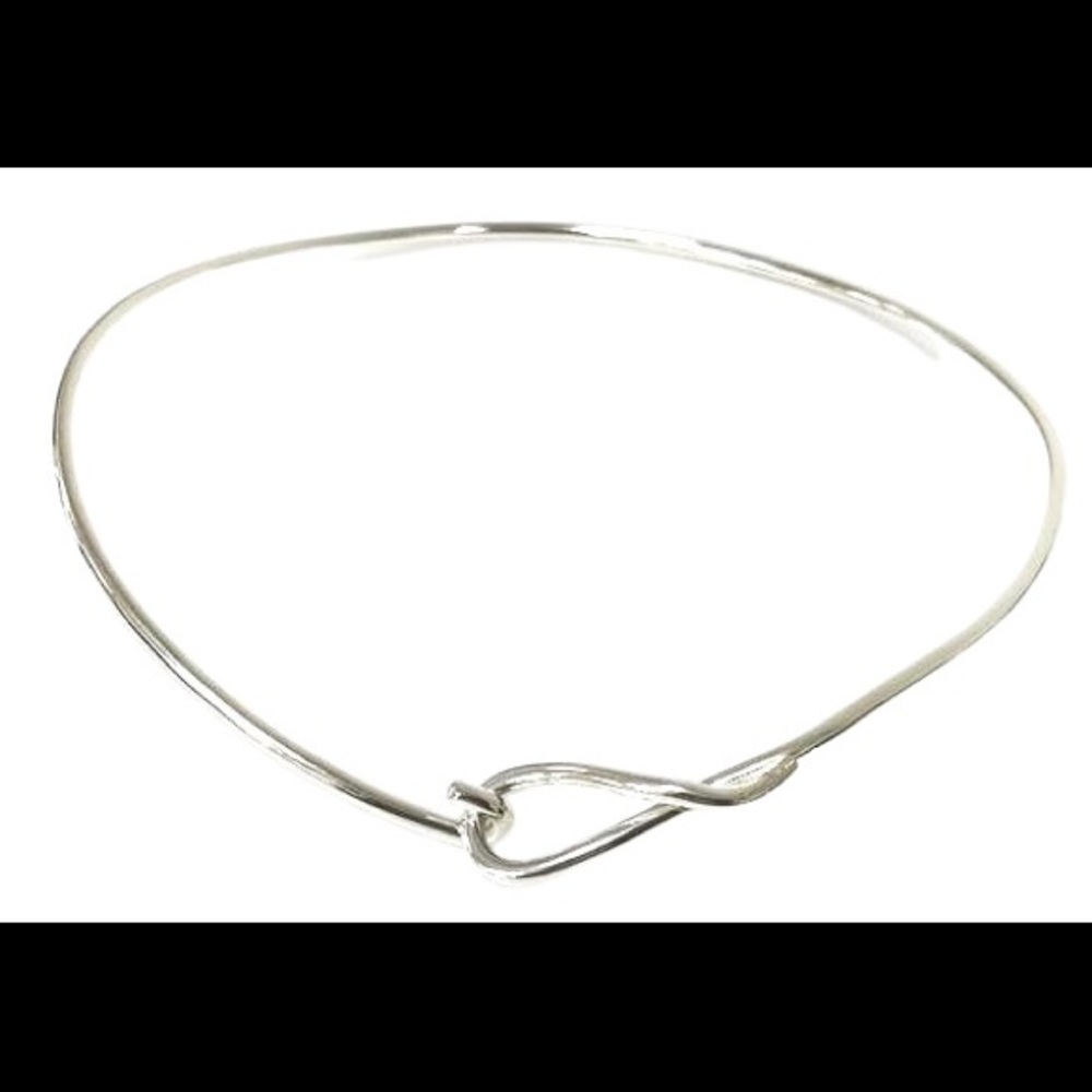 NWT Choker Large Knot Silver Plated JN4298L 20 inches